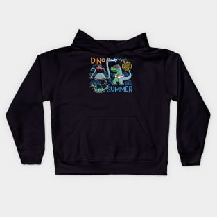 Dino summer Kids Hoodie